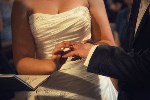 kirchliche Hochzeit Ringübergabe