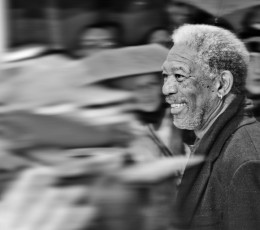 Morgan Freeman Portrait Shooting
